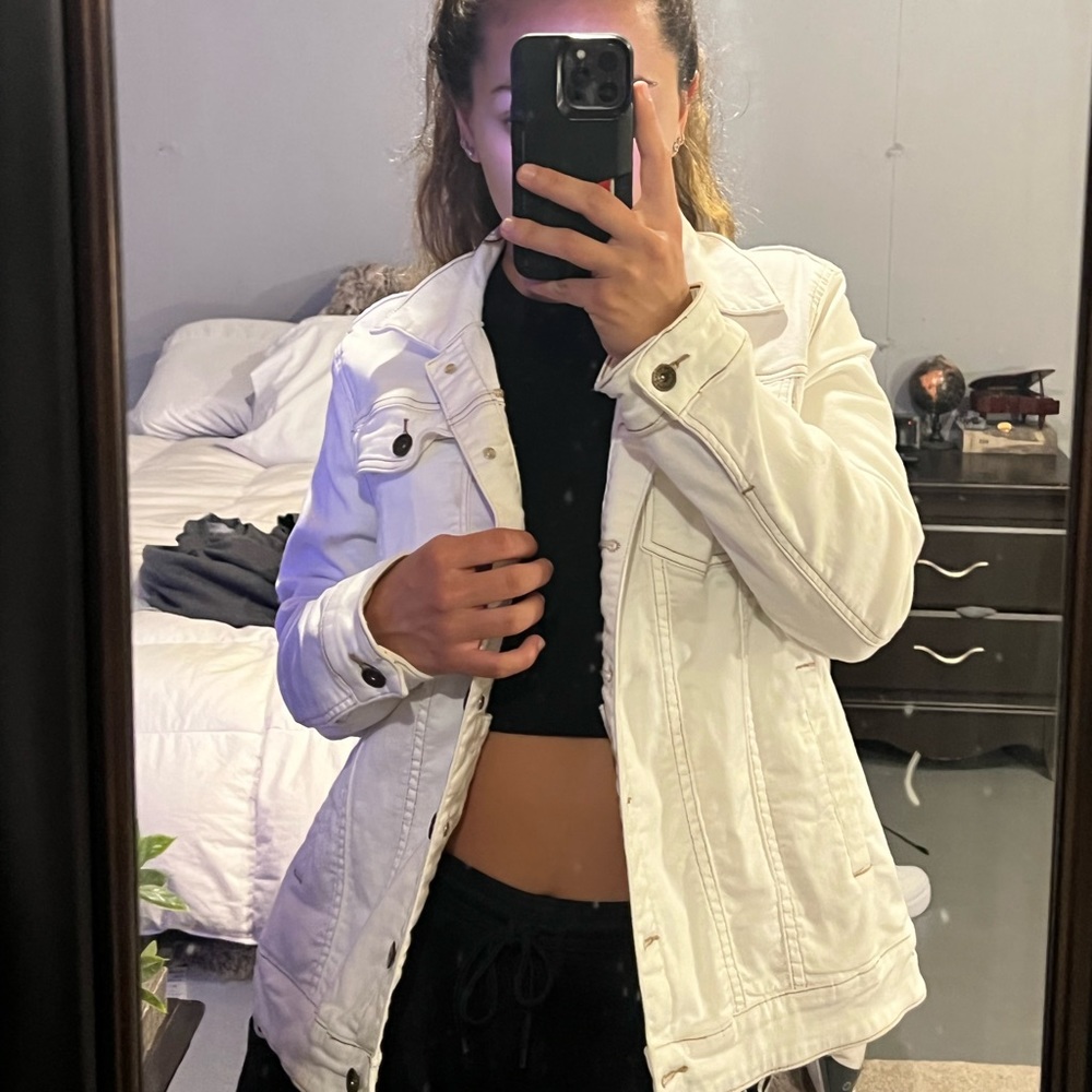 White Denim Jacket